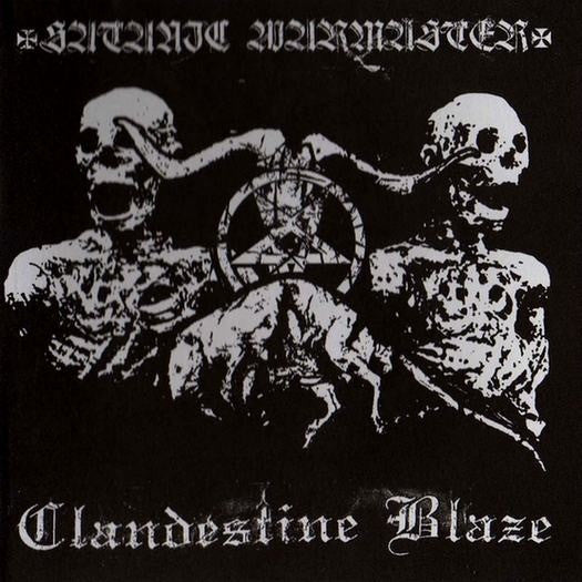 Satanic Warmaster / Clandestine Blaze - Split LP