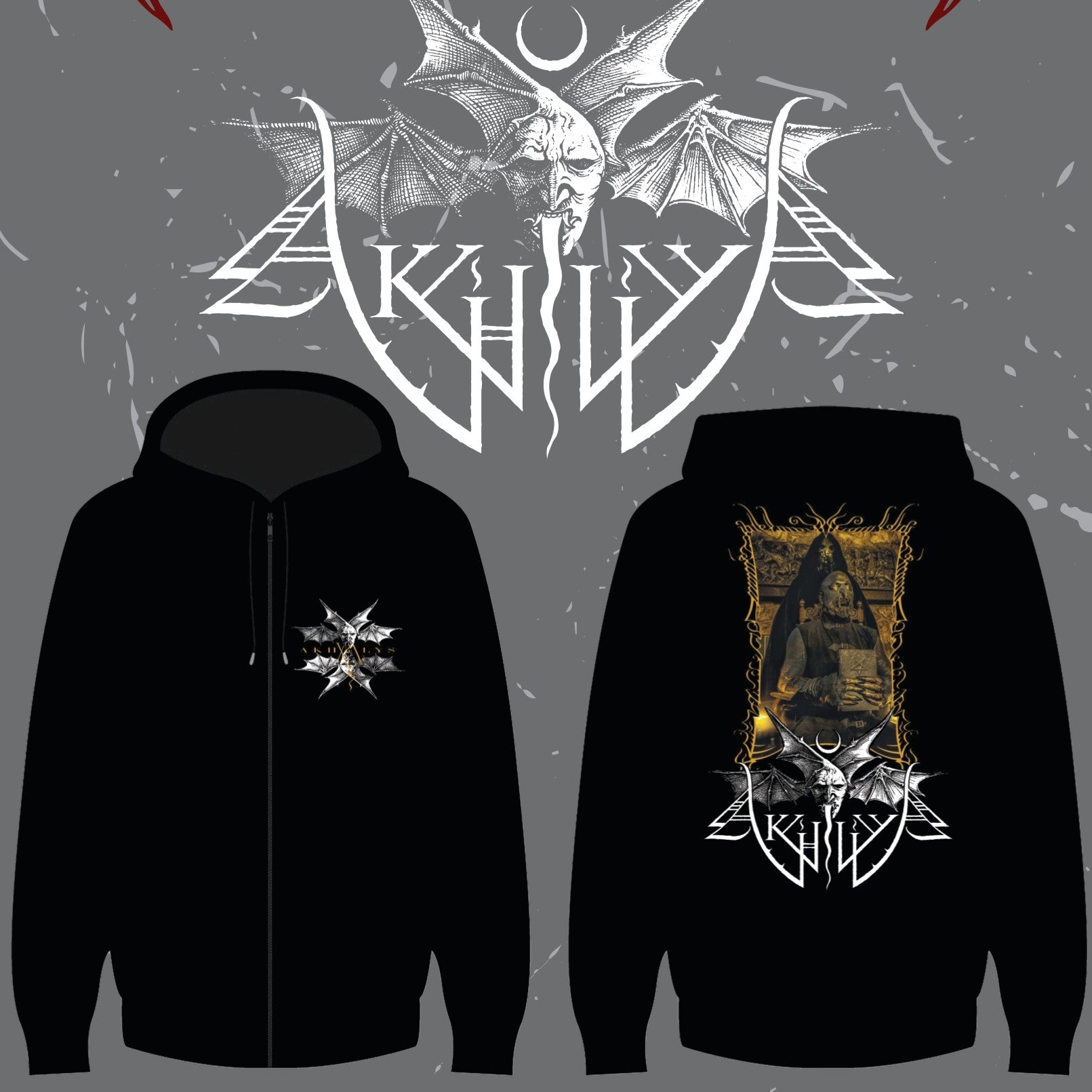 Akhlys - Zipper Hoodie