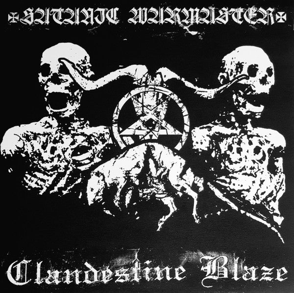 CLANDESTINE BLAZE / SATANIC WARMASTER split CD