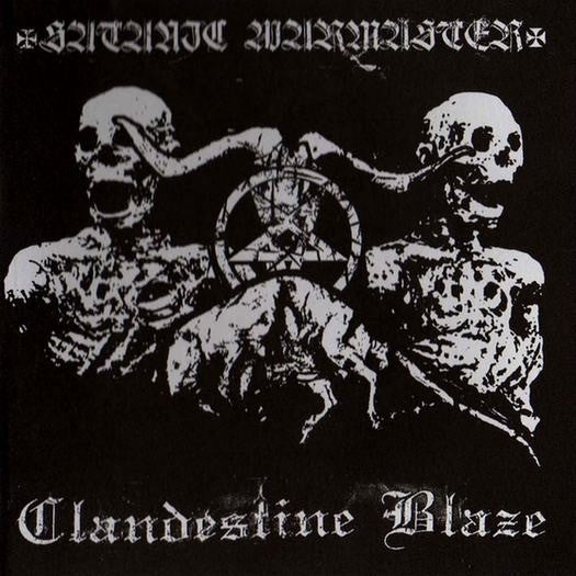 Satanic Warmaster / Clandestine Blaze - Split LP