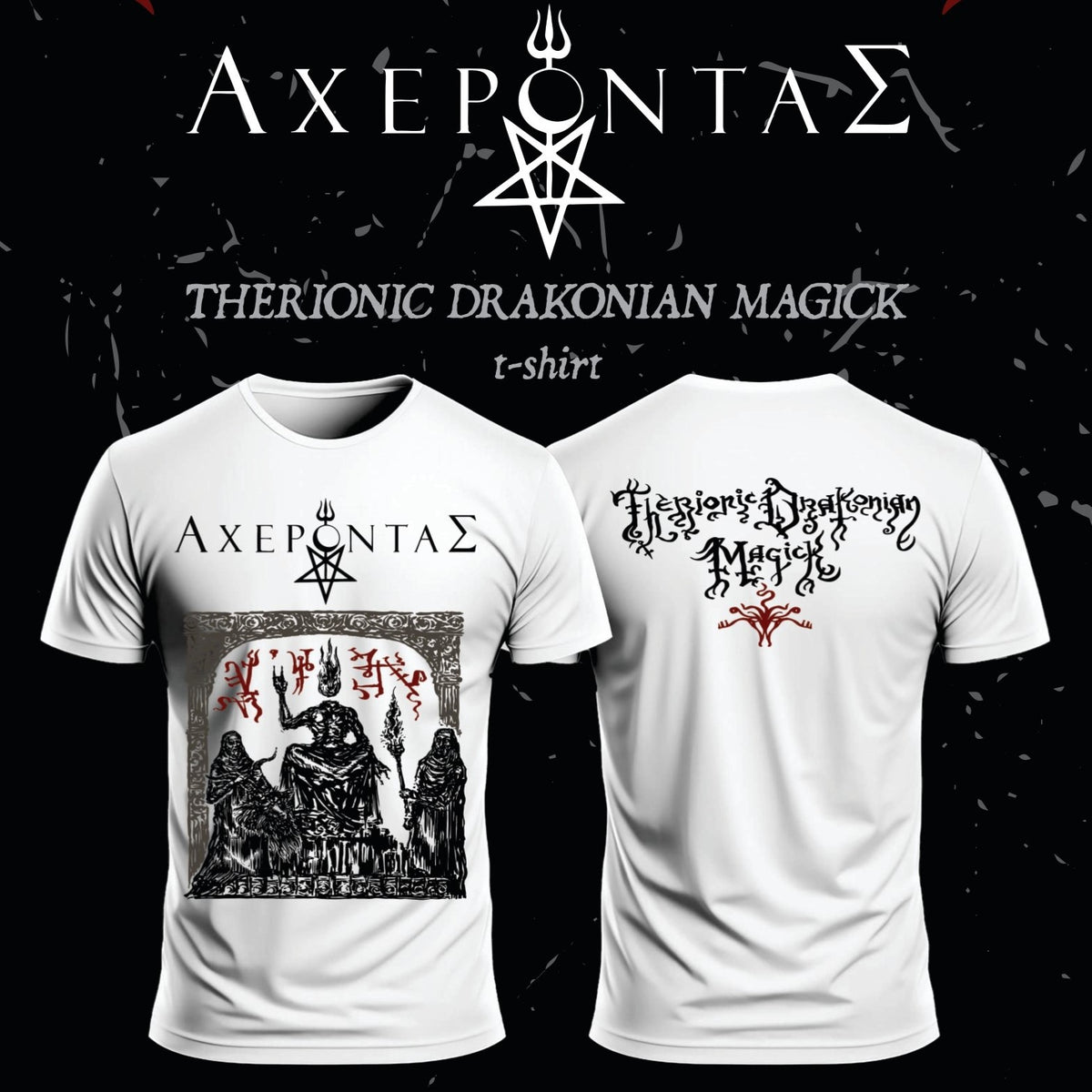 Acherontas - Therionic Drakonian Magick T-Shirt — Salvation Distro